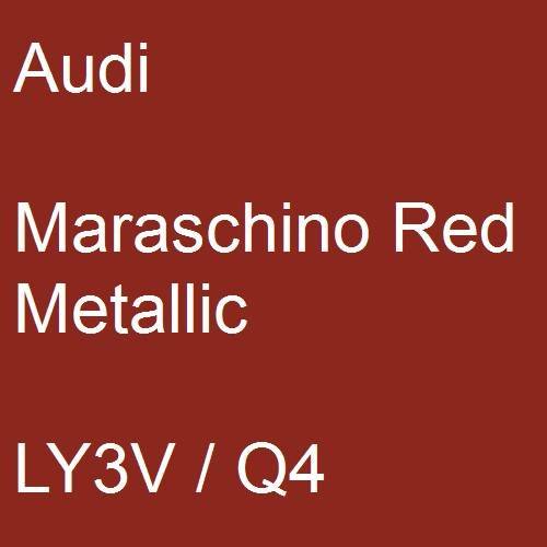 Audi, Maraschino Red Metallic, LY3V / Q4.